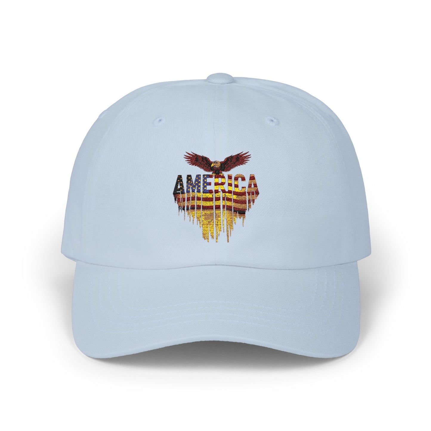 Dad Cap — America Eagle Heart Vintage Flag Baseball Hat