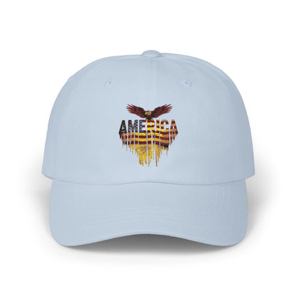 Dad Cap — America Eagle Heart Vintage Flag Baseball Hat