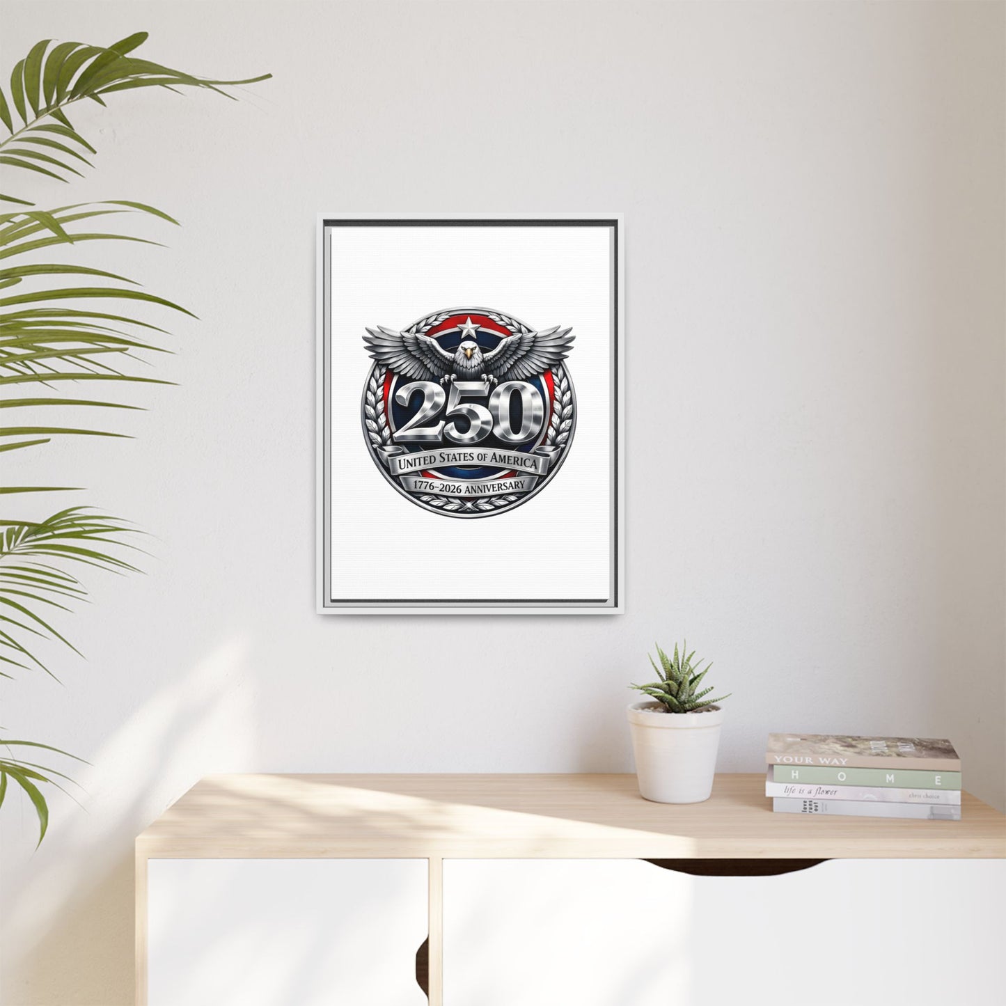 Matte Canvas, Framed (Multi-color)