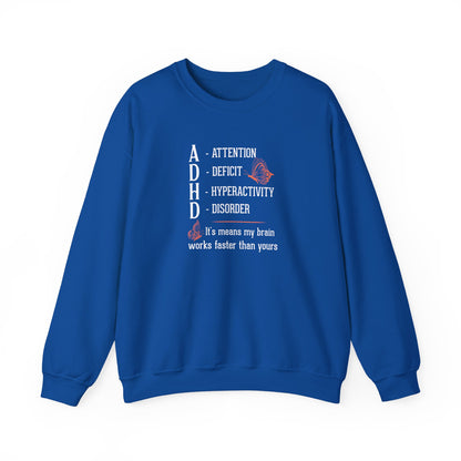 ADHD Awareness Crewneck Sweatshirt