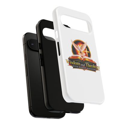 Wisdom and Theology Phone Case — Christian Dove & Cross Protective Tough Case