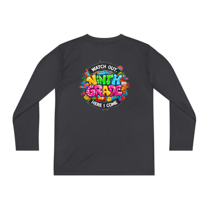 Ninth Grade Crewneck Long Sleeve — "Watch Out Ninth Grade Here I Come" Back-to-School Tee