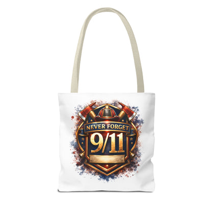 Never Forget 9/11 Memorial Tote Bag