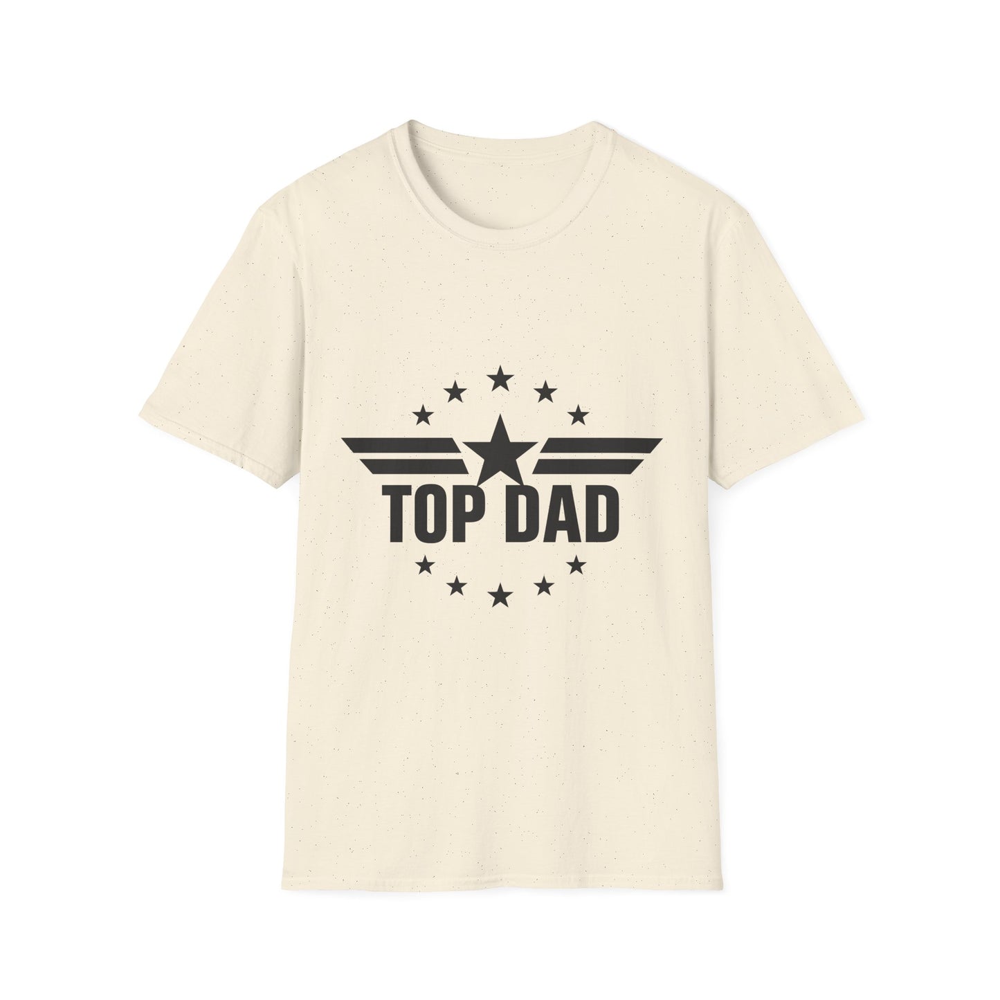 Top Dad T-Shirt — Retro Star Emblem Father's Day Tee