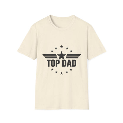 Top Dad T-Shirt — Retro Star Emblem Father's Day Tee