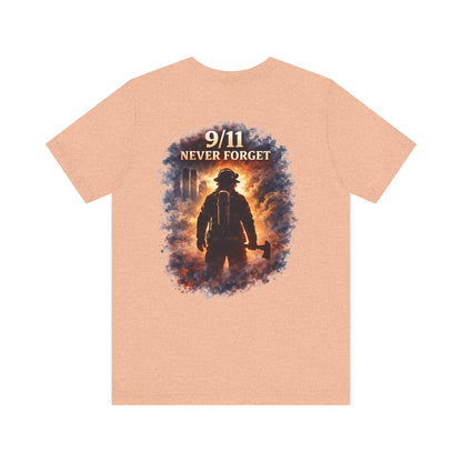 9/11 Never Forget Firefighter Tribute Tee