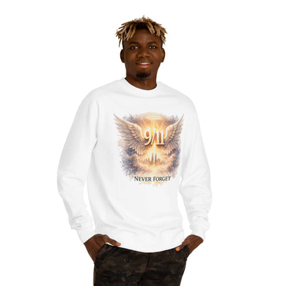 9/11 Never Forget Sweatshirt — Memorial Tribute Crewneck