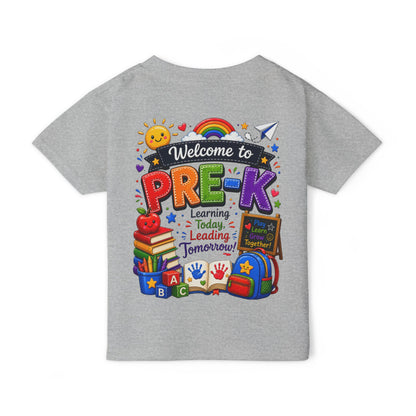 Welcome to Pre-K Toddler T-Shirt — Colorful Back-to-School Preschool Shirt