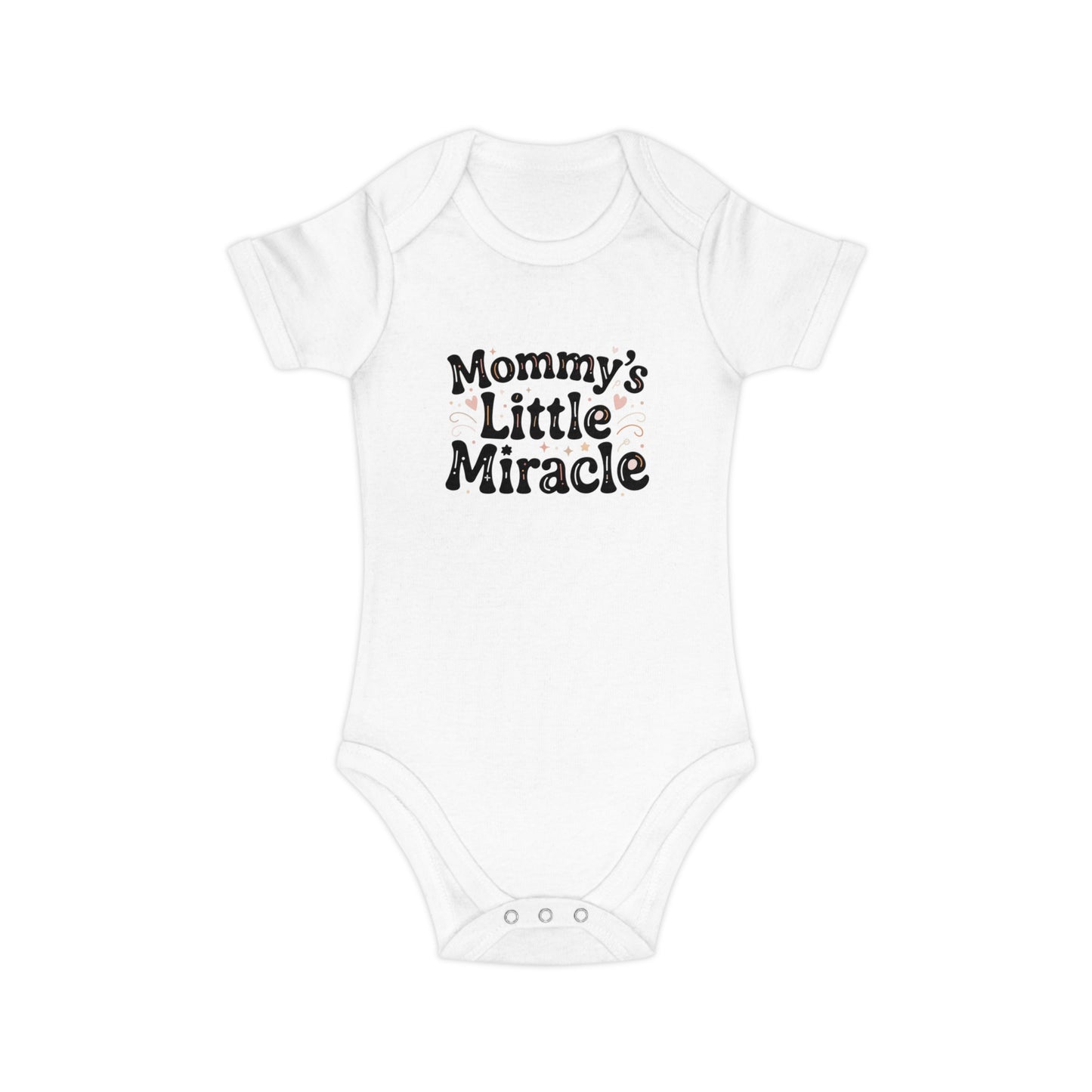 Mommy’s Little Miracle Baby Bodysuit – Newborn Infant Onesie