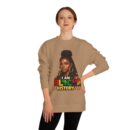 I Am Black History Sweatshirt — Afrocentric Black History Month Crewneck