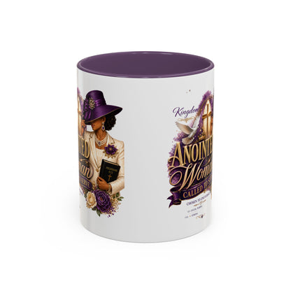 Anointed Woman Coffee Mug — Faithful, Called to Serve Accent Mug (11/15oz)