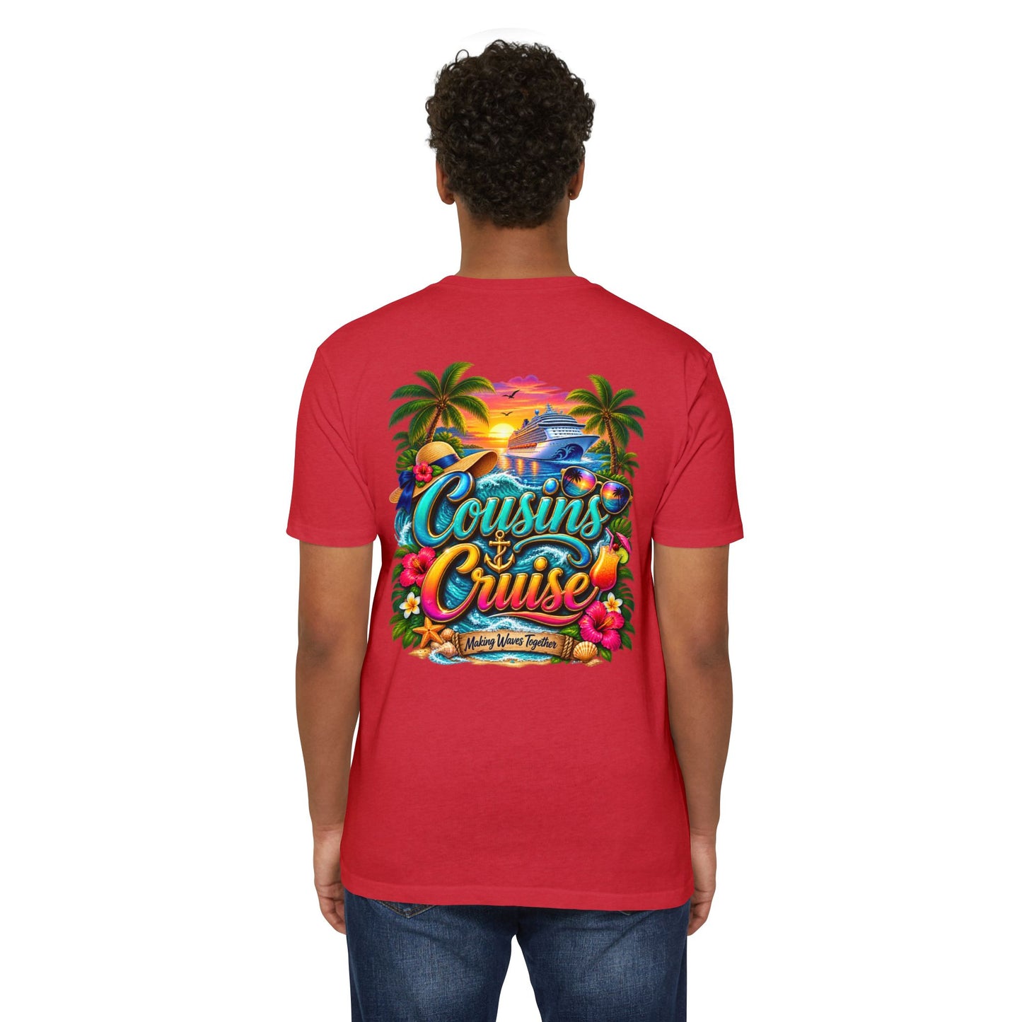 Cousins Cruise T‑Shirt — Tropical Family Vacation Tee