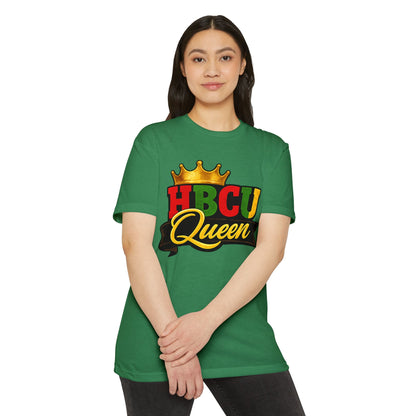HBCU Queen T-Shirt — Retro Crown Black History Tee for College Pride