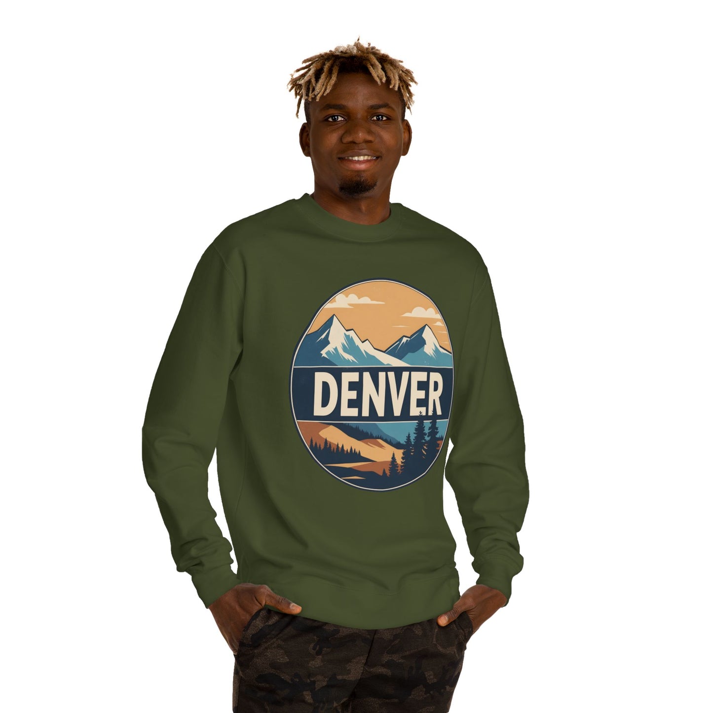 Denver Mountain Badge Sweatshirt