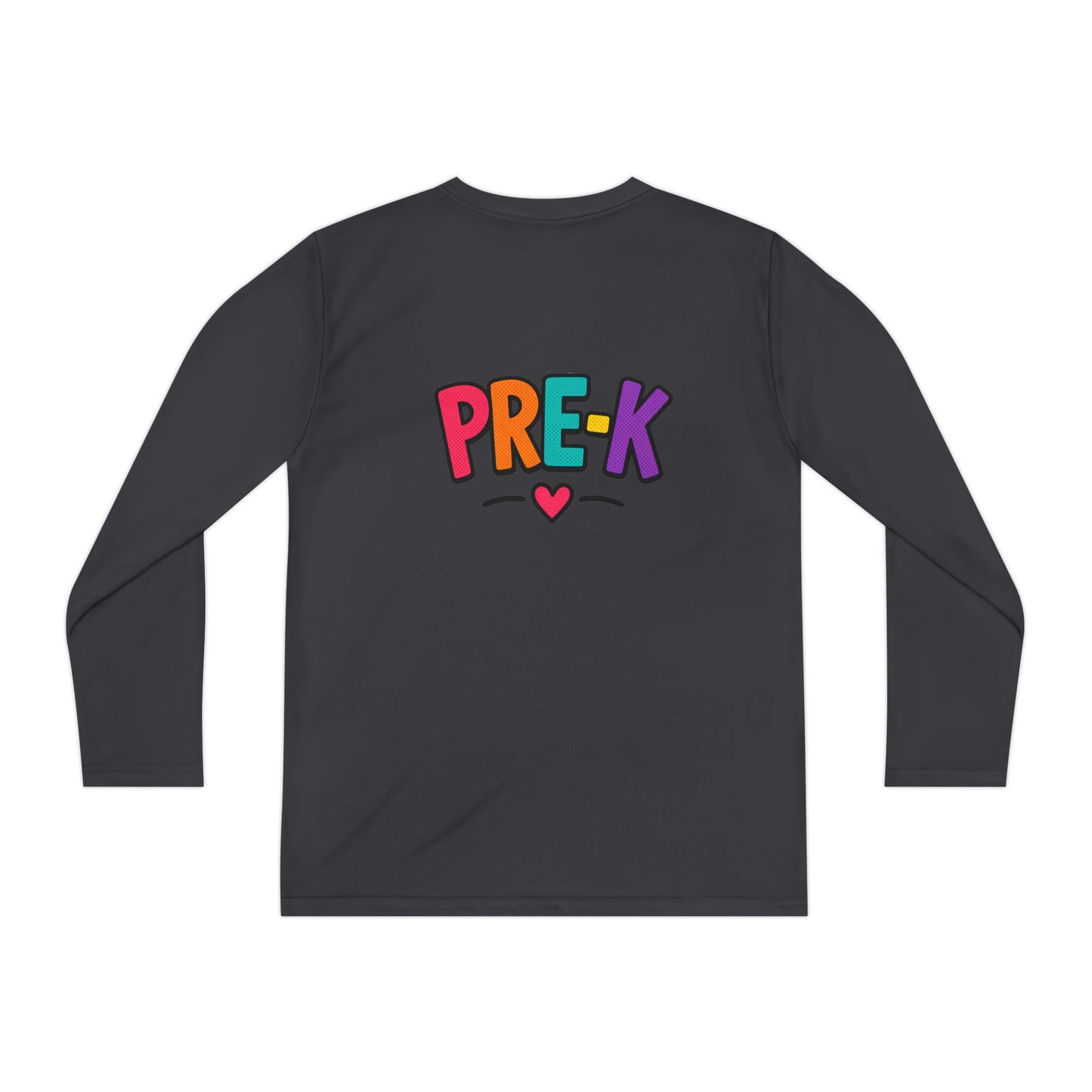 Pre-K Kids Long Sleeve Tee — Colorful Cute PreK Shirt for Preschoolers