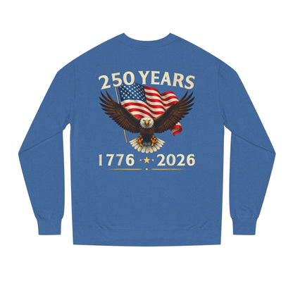 250 Years 1776–2026 Eagle Flag Crewneck Sweatshirt