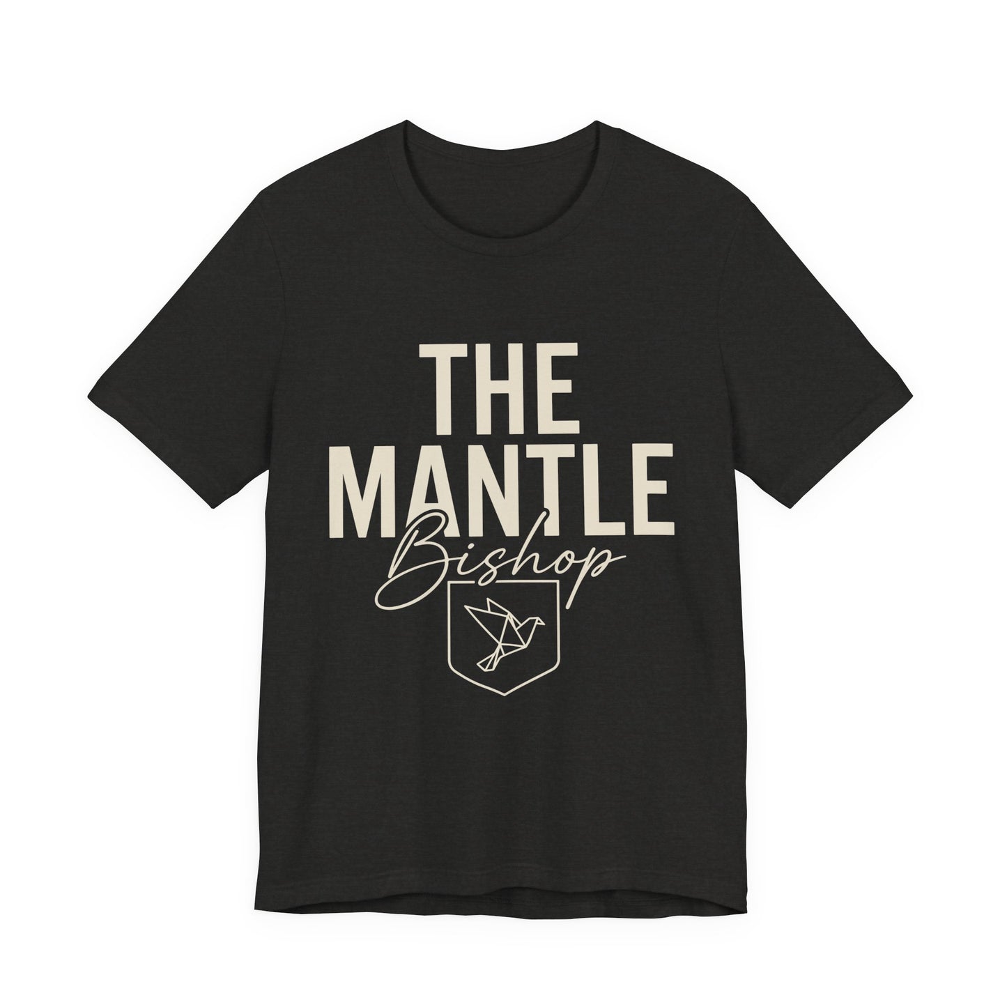 The Mantle Bishop T‑Shirt — Vintage Shield Dove Christian Tee