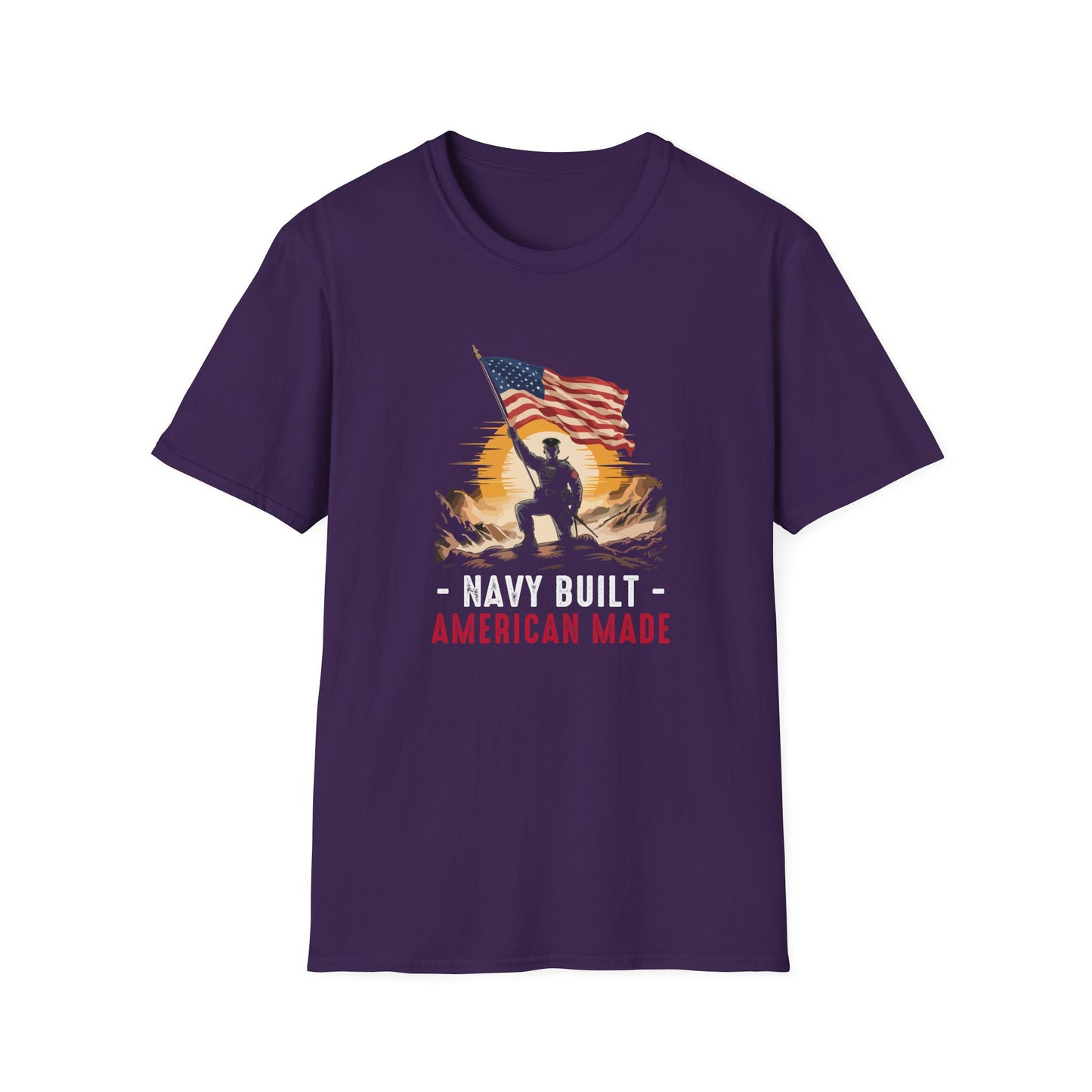 Navy Built • American Made T‑Shirt
