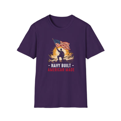 Navy Built • American Made T‑Shirt