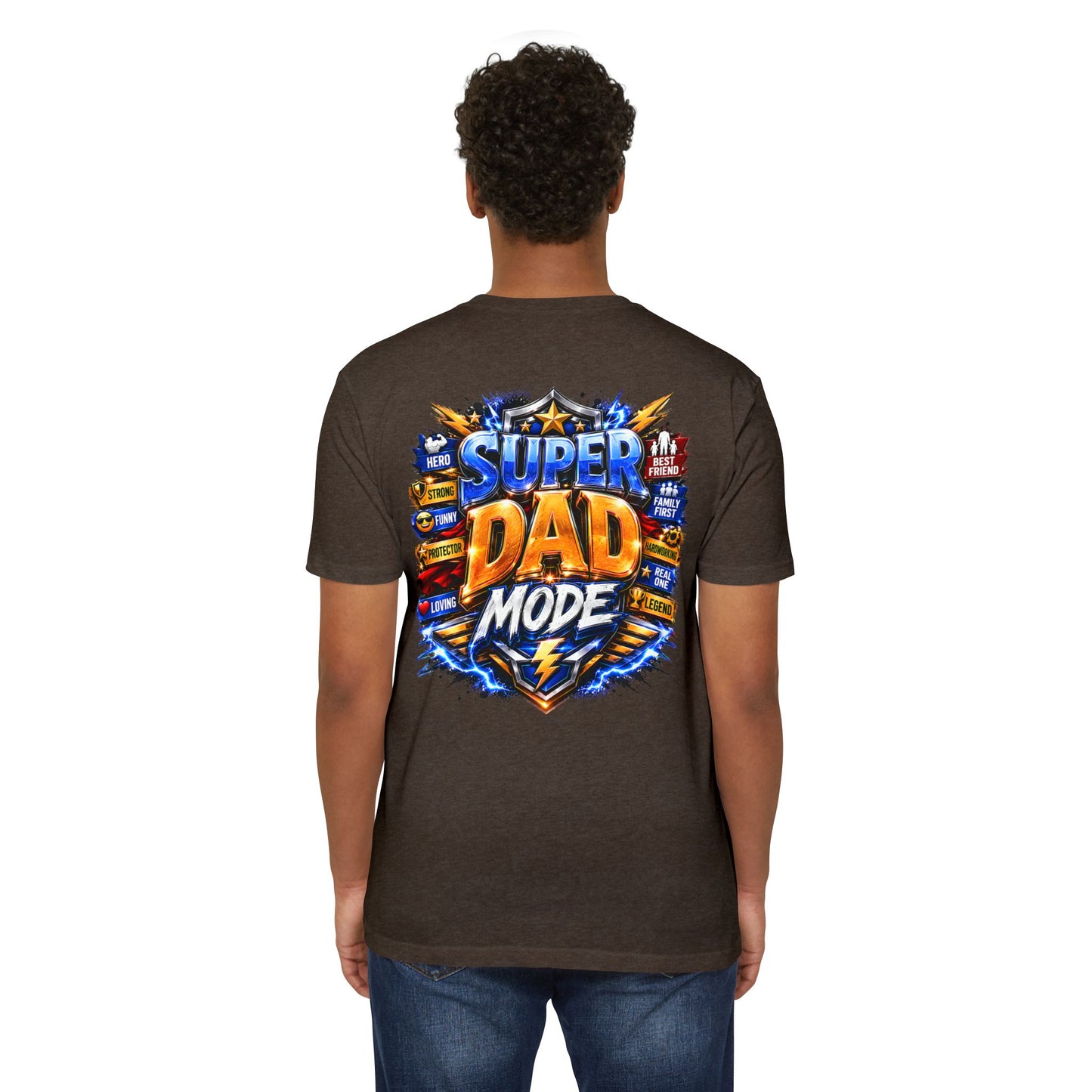 Super Dad Mode T-Shirt — Bold Father’s Day Graphic Tee