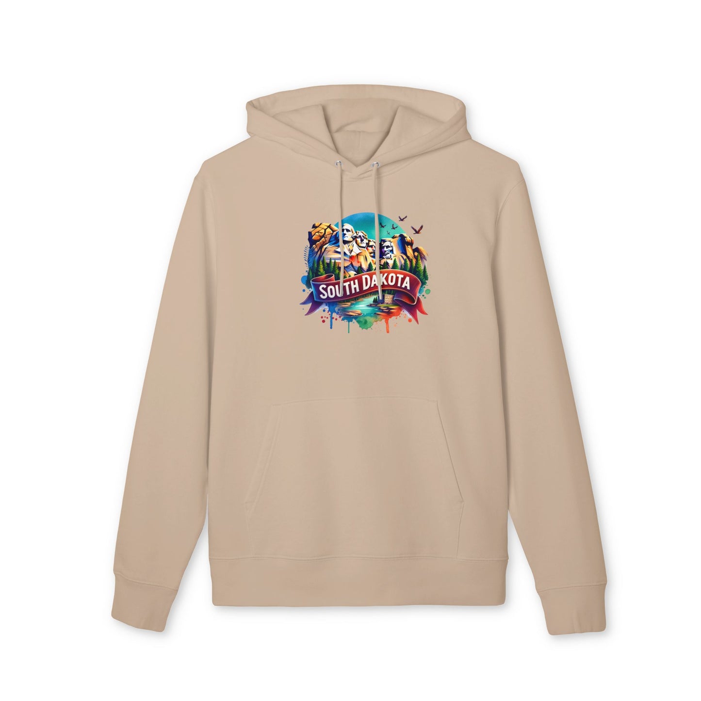 South Dakota Hoodie — Colorful Mount Rushmore Travel Sweatshirt