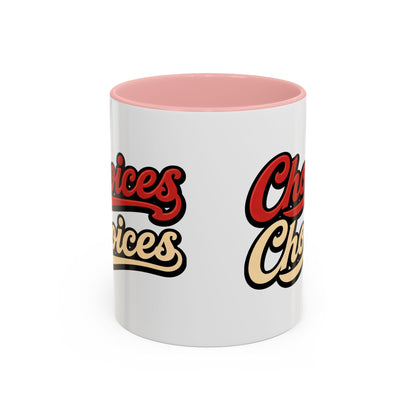 Choices Retro Accent Coffee Mug — Vintage Script 11/15oz