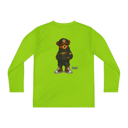 Youth Long Sleeve Tee — 'Unity' Streetwear Bear Graphic