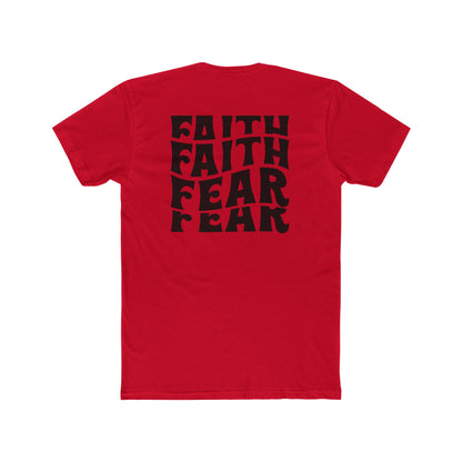 Faith Over Fear T‑Shirt — Bold Retro Typography Spiritual Tee