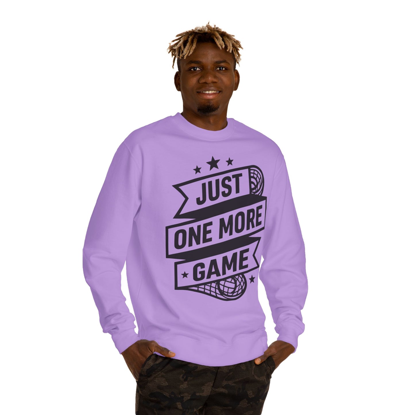 Just One More Game Sweatshirt - Lacrosse Player Crewneck