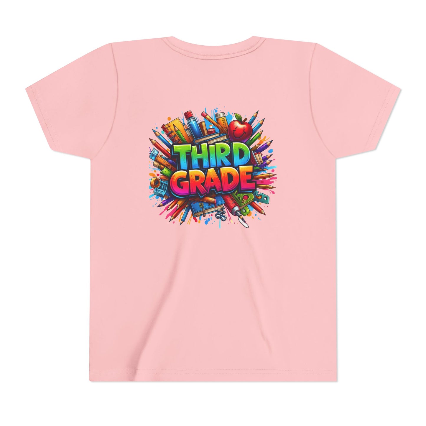 Third Grade Kids' T-Shirt – Colorful School Supplies Back-to-School Tee