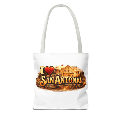 I  San Antonio Tote Bag — Alamo Vintage Souvenir Tote