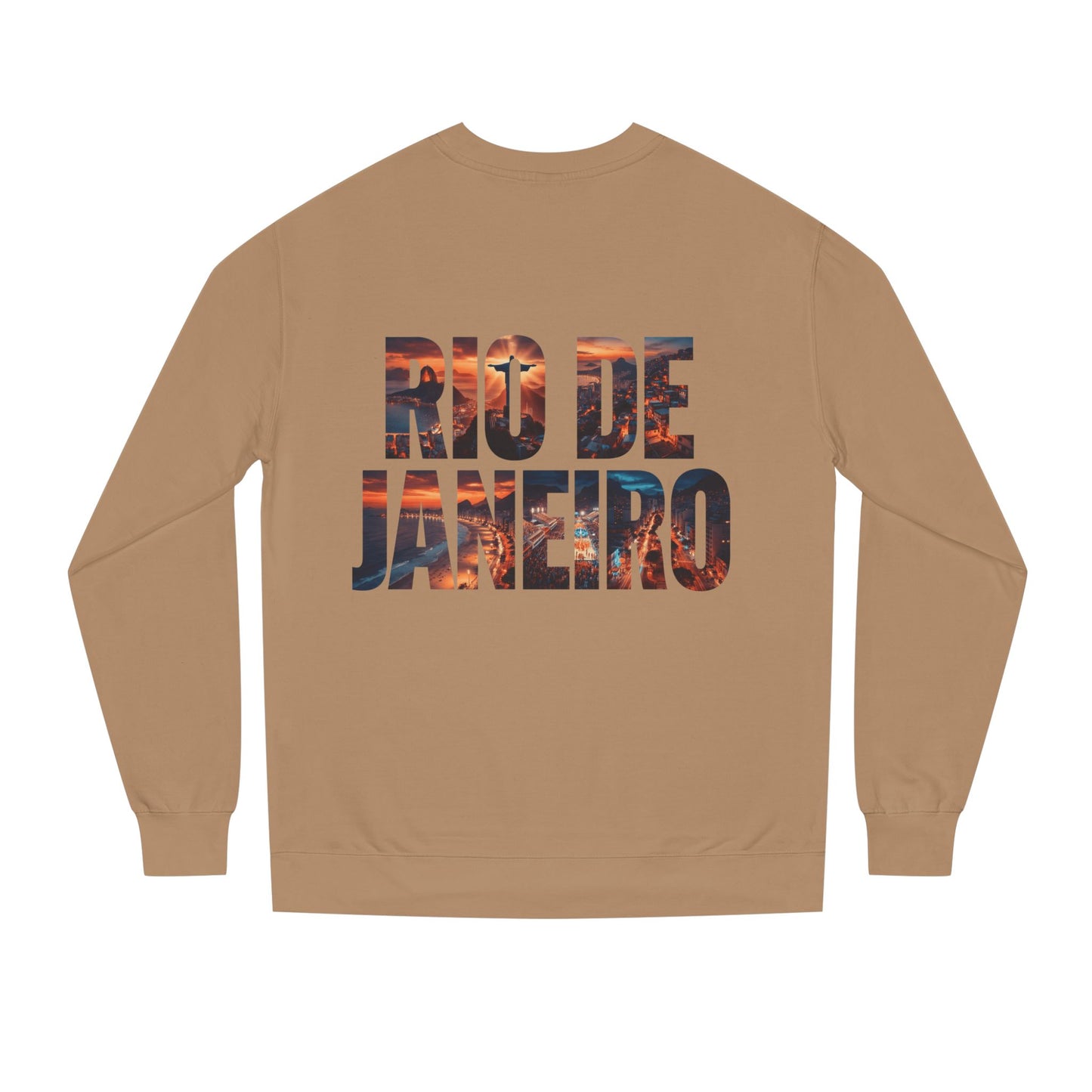 Rio de Janeiro Graphic Sweatshirt — Sunset Typography Travel Crewneck