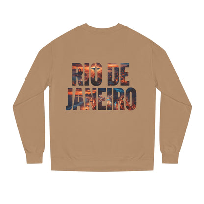 Rio de Janeiro Graphic Sweatshirt — Sunset Typography Travel Crewneck