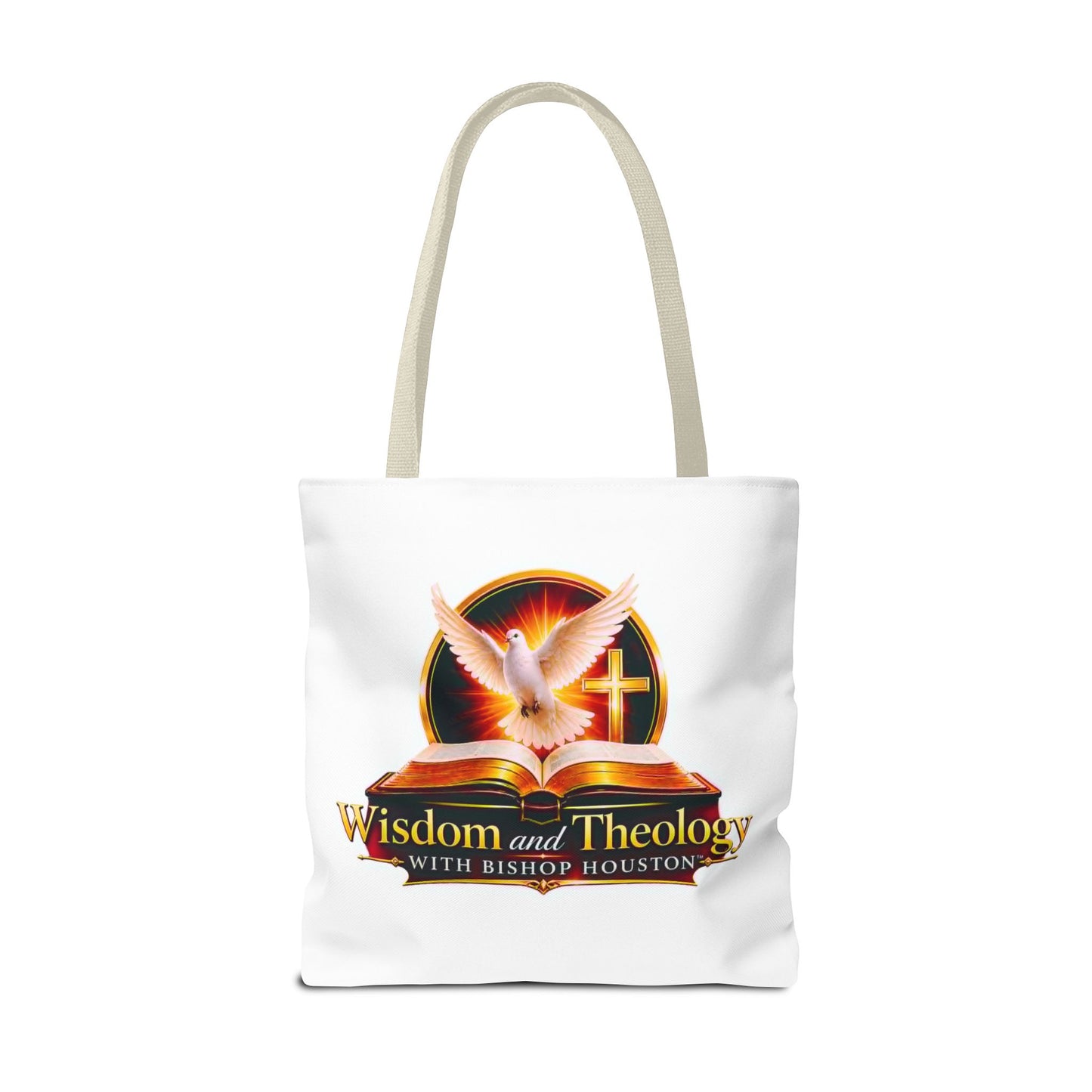 Christian Wisdom & Theology Tote Bag — 'Wisdom and Theology with Bishop Houston' Inspirational Faith Tote