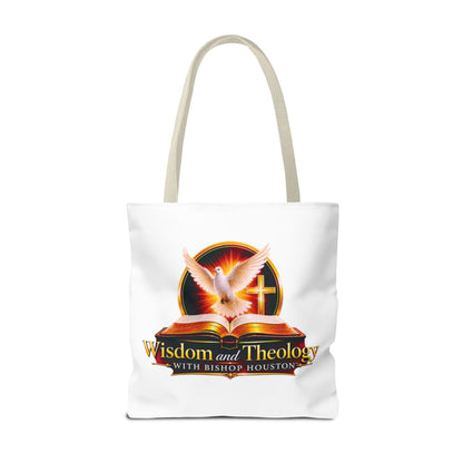 Christian Wisdom & Theology Tote Bag — 'Wisdom and Theology with Bishop Houston' Inspirational Faith Tote