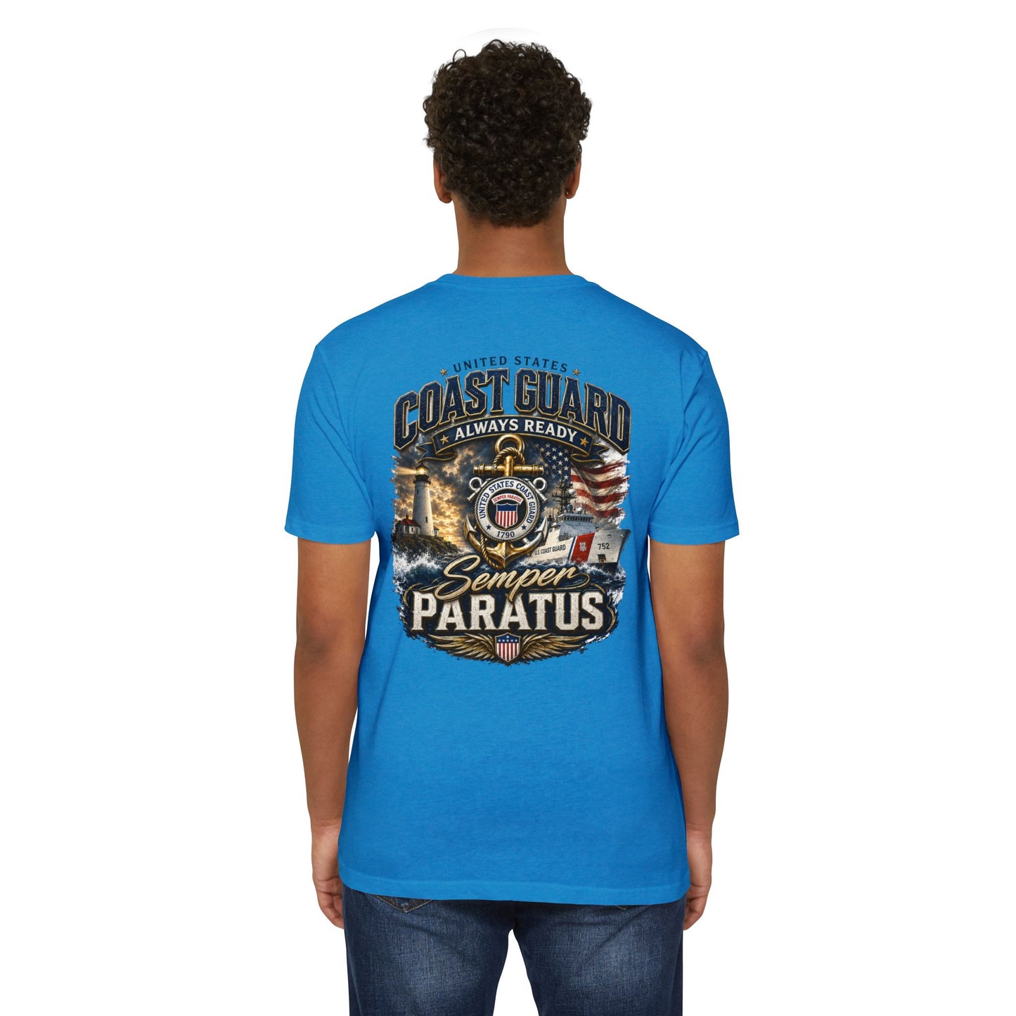 Coast Guard Semper Paratus T-Shirt – U.S. Coast Guard Veteran Tee