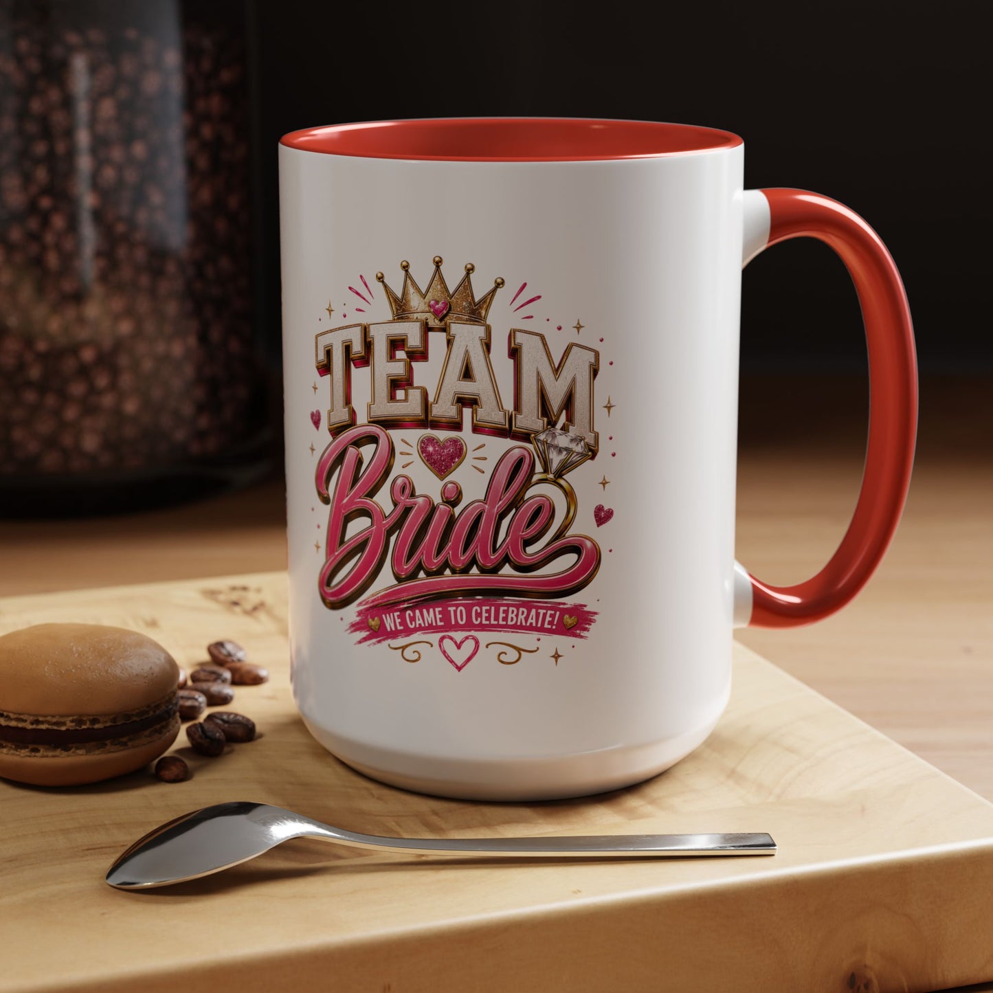 Team Bride Coffee Mug — 'Team Bride' Bachelorette Accent Mug (11/15oz)
