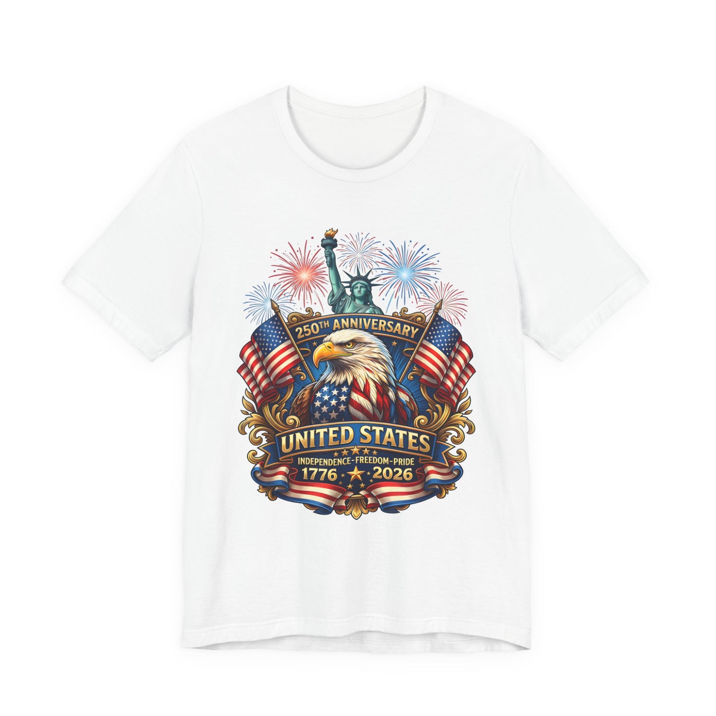250th Anniversary United States Eagle T-Shirt – 1776–2026 Patriotic Tee