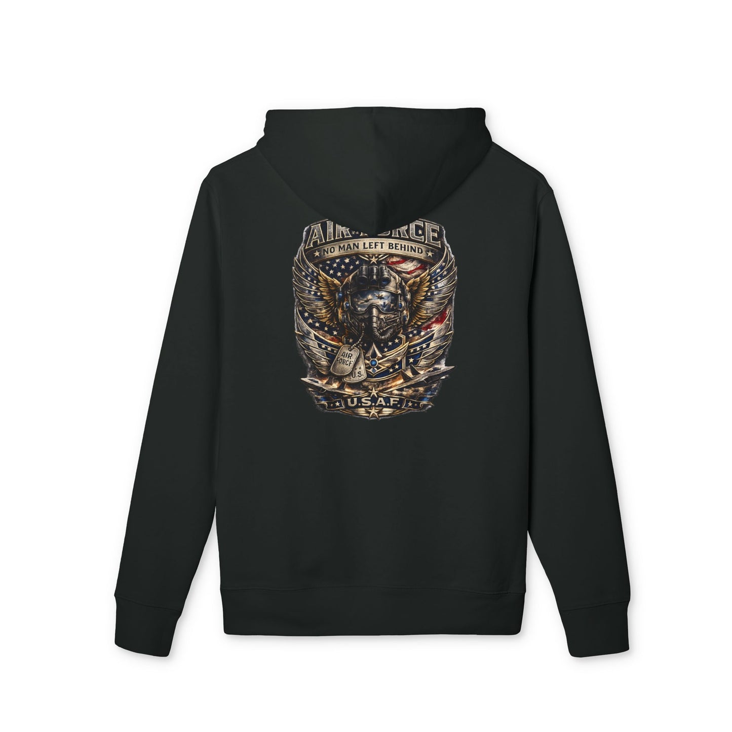 Military Eagle Graphic Hoodie — 'All Gave Some, Some Gave All' Veteran Tribute
