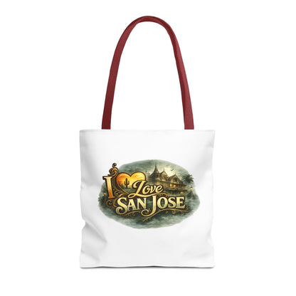 San Jose Tote Bag — "I Love San Jose" Scenic Logo Tote