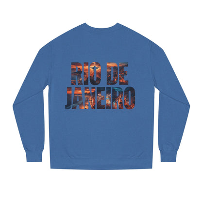 Rio de Janeiro Graphic Sweatshirt — Sunset Typography Travel Crewneck