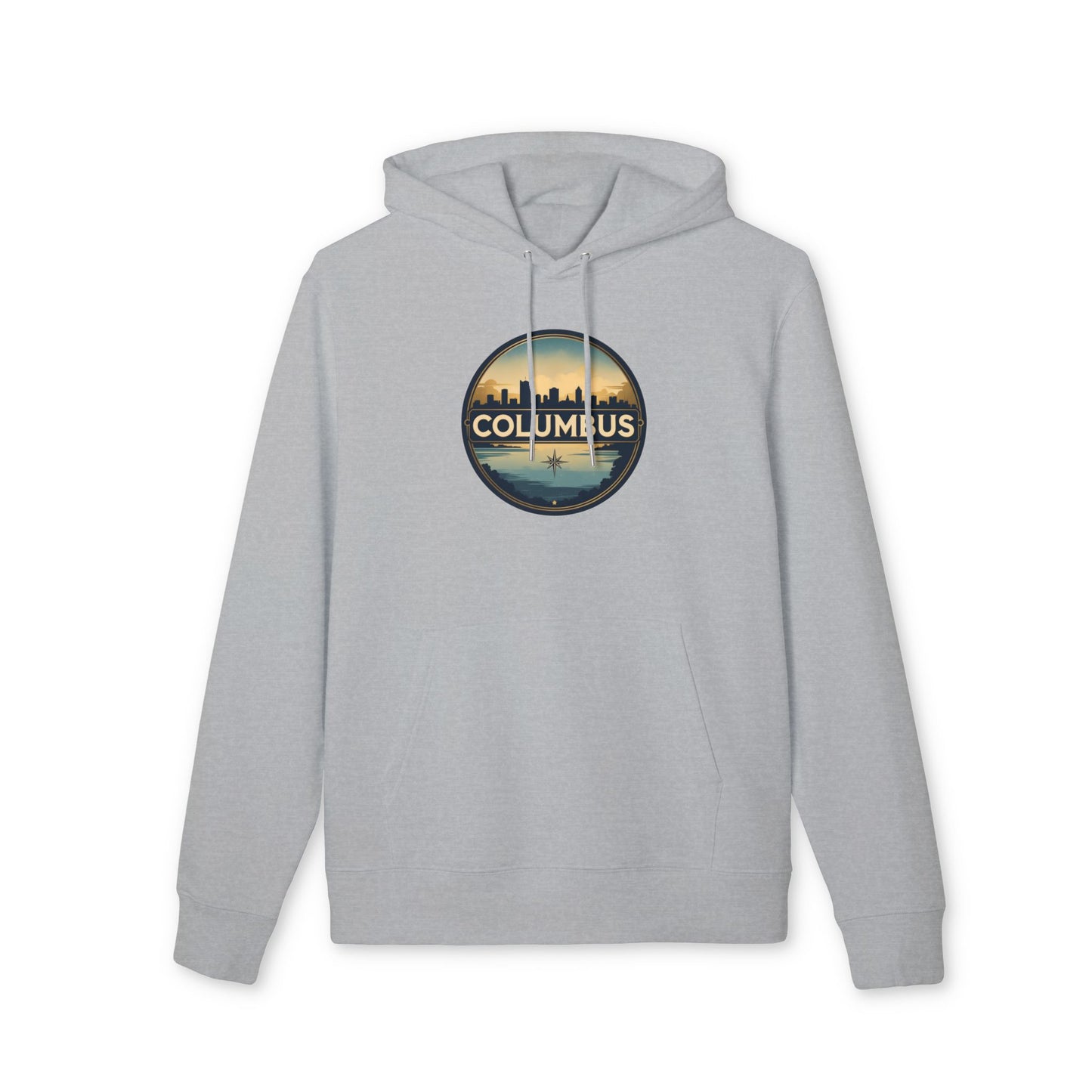 Columbus Skyline Hoodie — Retro Cityscape Sweatshirt