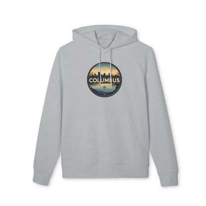 Columbus Skyline Hoodie — Retro Cityscape Sweatshirt