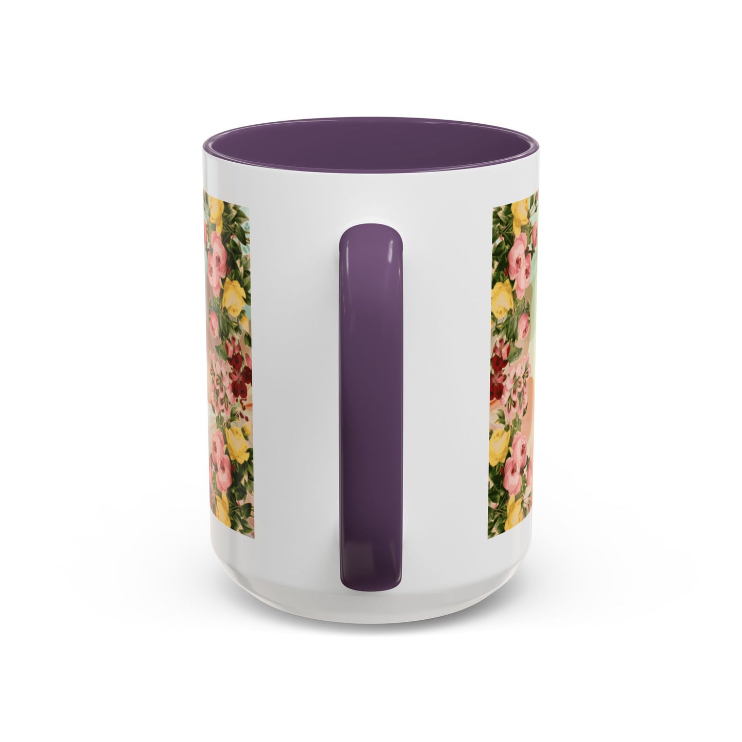 Mother’s Love Accent Coffee Mug – Floral Inspirational Gift (11/15 oz)