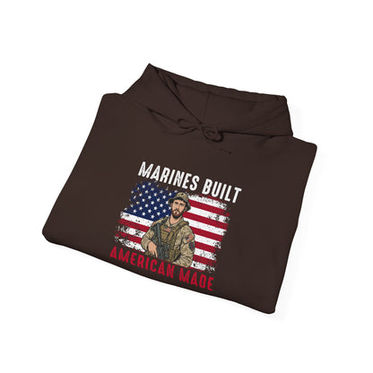 Marines Built American Made Hoodie