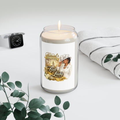 First Lady Scented Soy Candle – 13.75oz (Highly Favored, Elegant Church/Heritage Gift)