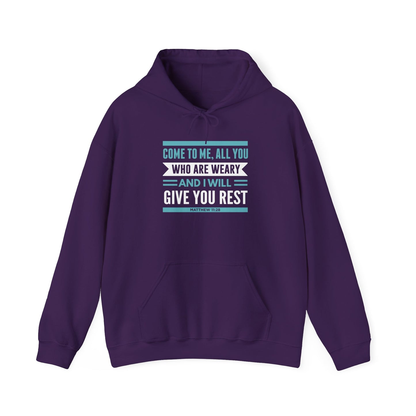 Come to Me, All You WHO Are Weary and I Will Give You REST Hoodie