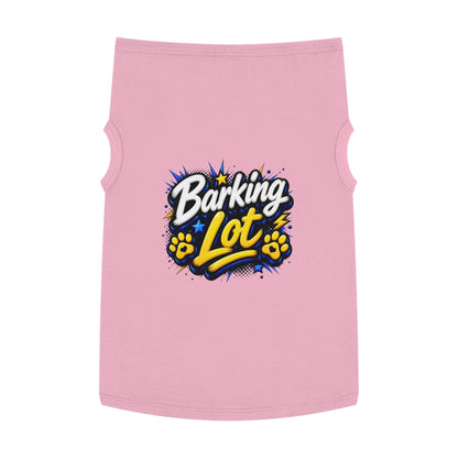 Barking Lot Pet Tank Top – Funny Paw Print Dog Shirt
