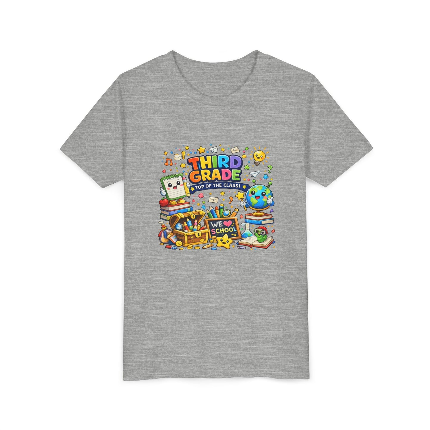 Third Grade Kids Tee — "Third Grade Out of the Classroom" Back-to-School Youth Shirt