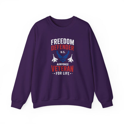 Freedom Defender U.S. Airforce Life Veteran  Sweatshirt